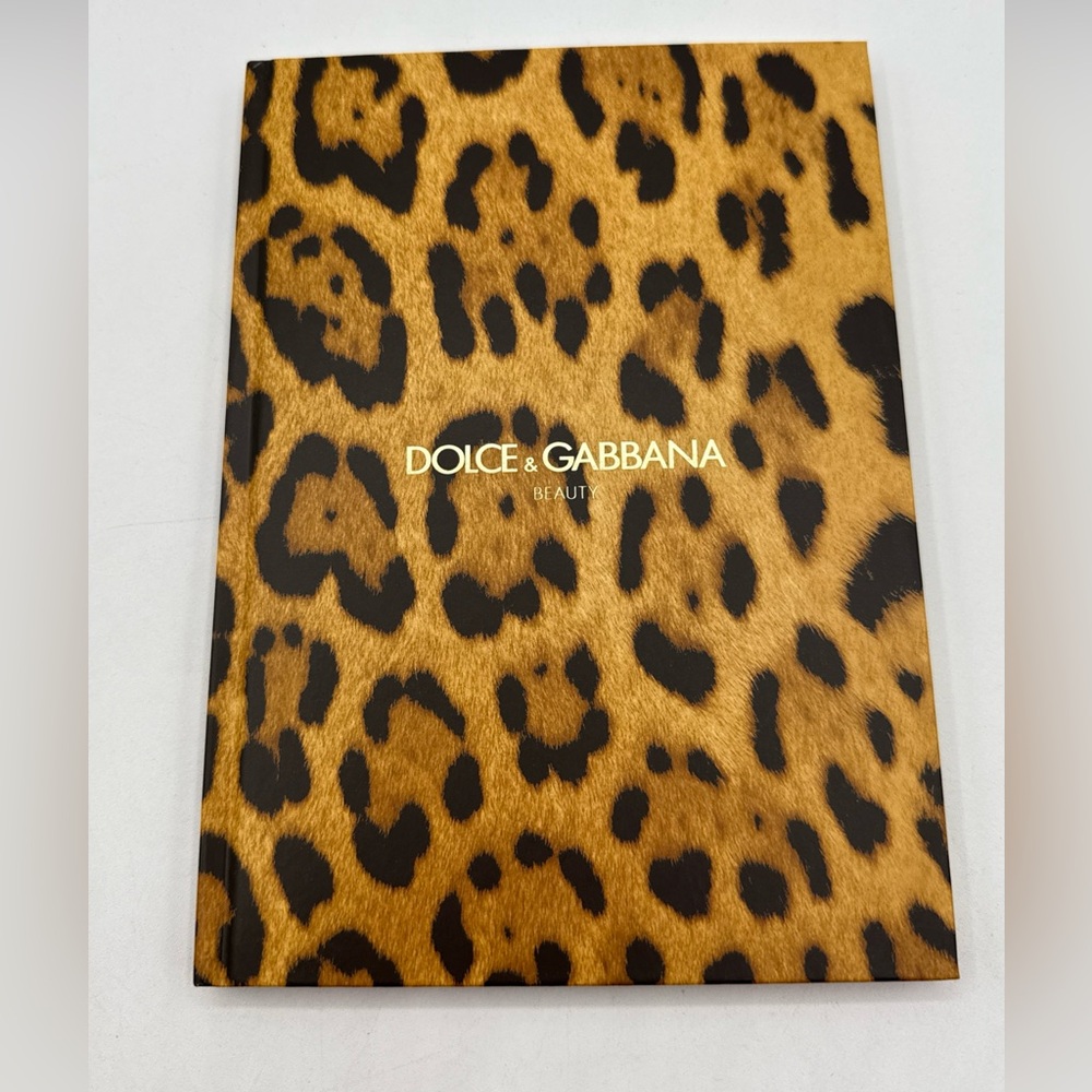 Dolce & Gabbana Brown Leopard Print Journal